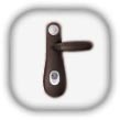 ��������� � ����������� SUPERLOCK, Luxury painted plate Brown