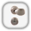 ��������� � ����������� SUPERLOCK- ��������(�������) Luxury overed rosette Nickel